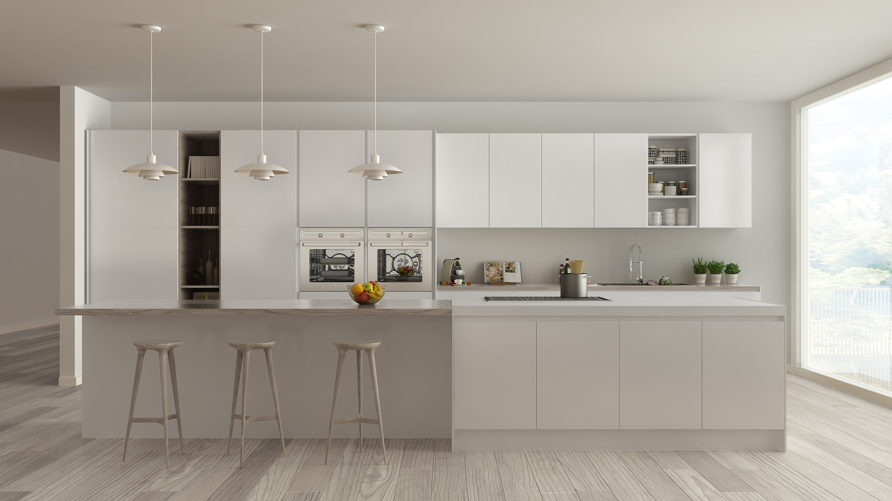 Whole Modern Kitchen Cabinets In