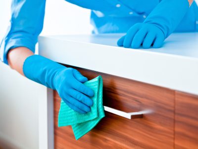 DIY Kitchen Cabinet Cleaning